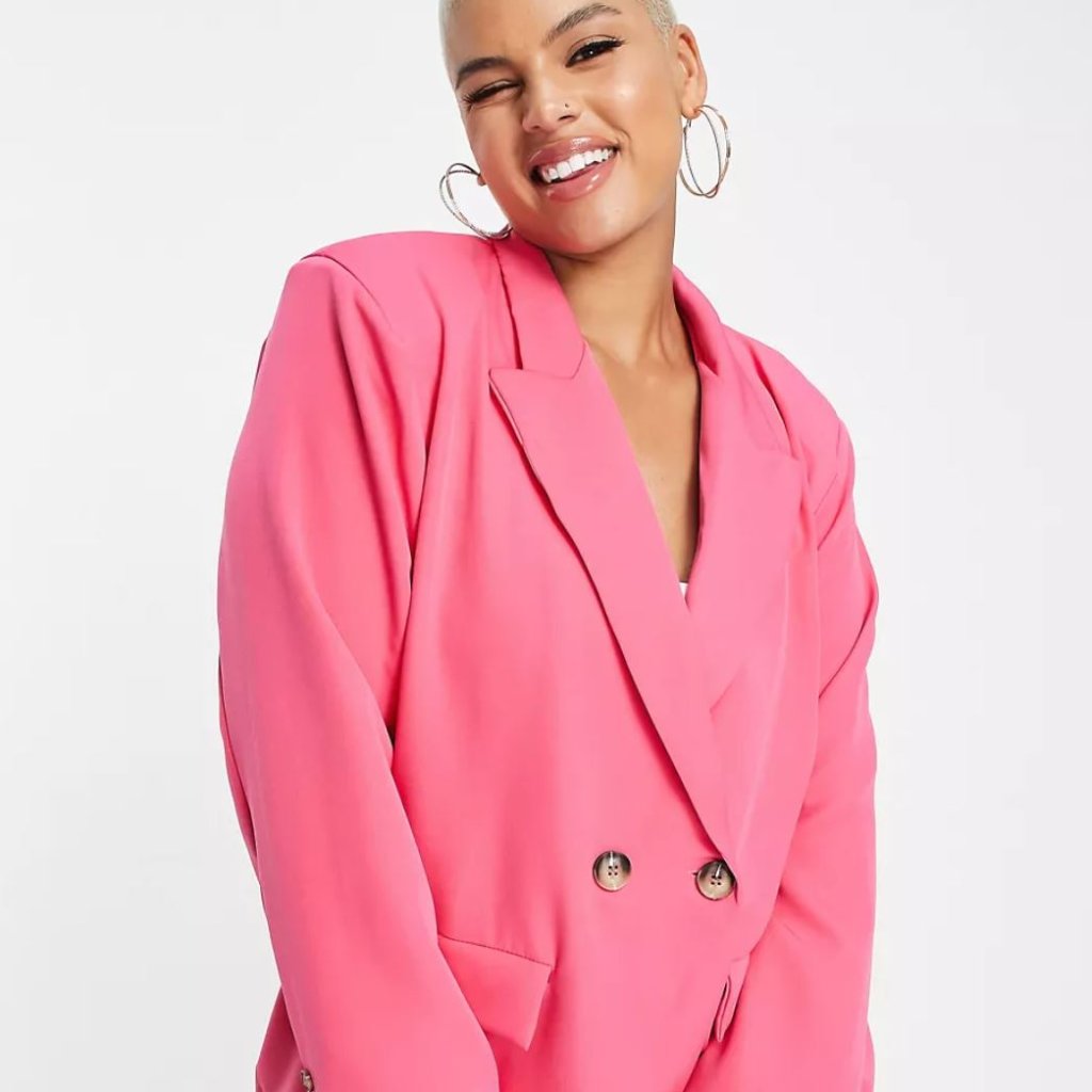 Nwt Fuschia Oversized Blazer